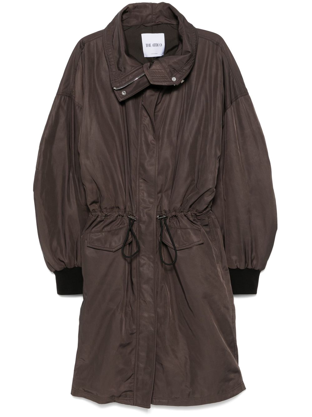 The Attico maxi coat - Brown