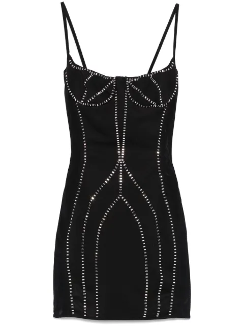 The Attico spaghetti-strap mini dress
