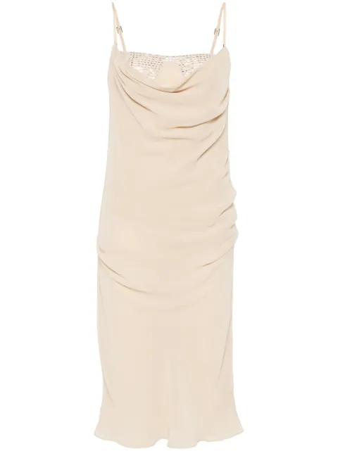 The Attico draped midi dress 