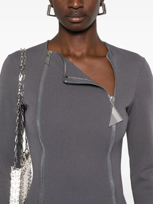 the attico grey dress THE ATTICO SS25 MINI DRESS / GRY main image 0