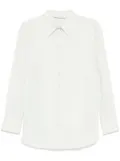 Christopher Esber striped long-sleeve shirt - Green