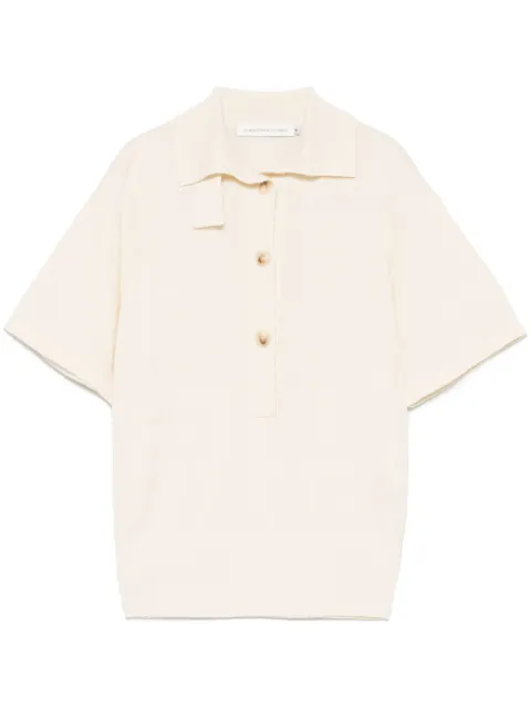 Christopher Esber knitted polo top
