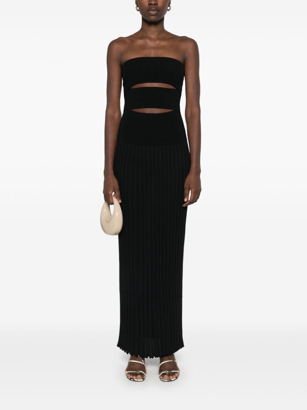 Christopher Esber Slash maxi-dress - Zwart