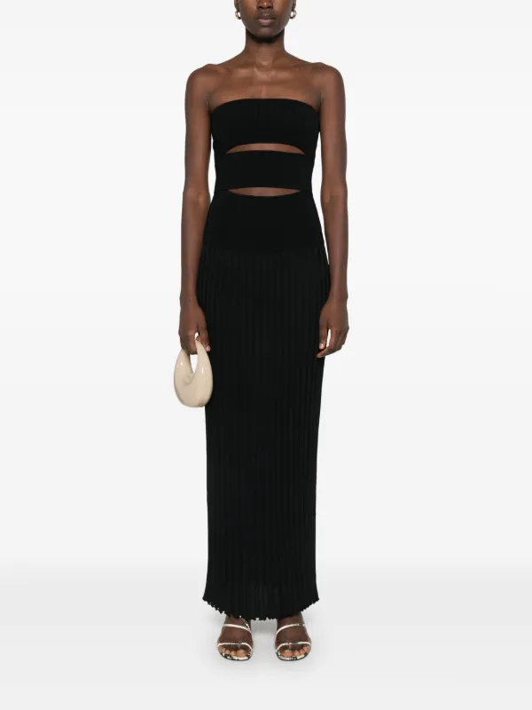 Christopher Esber Slash Maxi Dress | Black | FARFETCH
