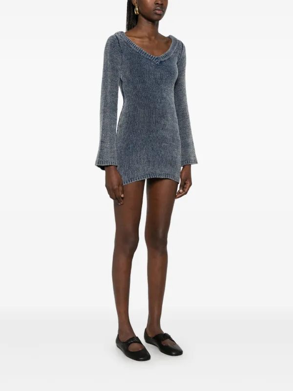 aya muse blue mini dress Aya Muse