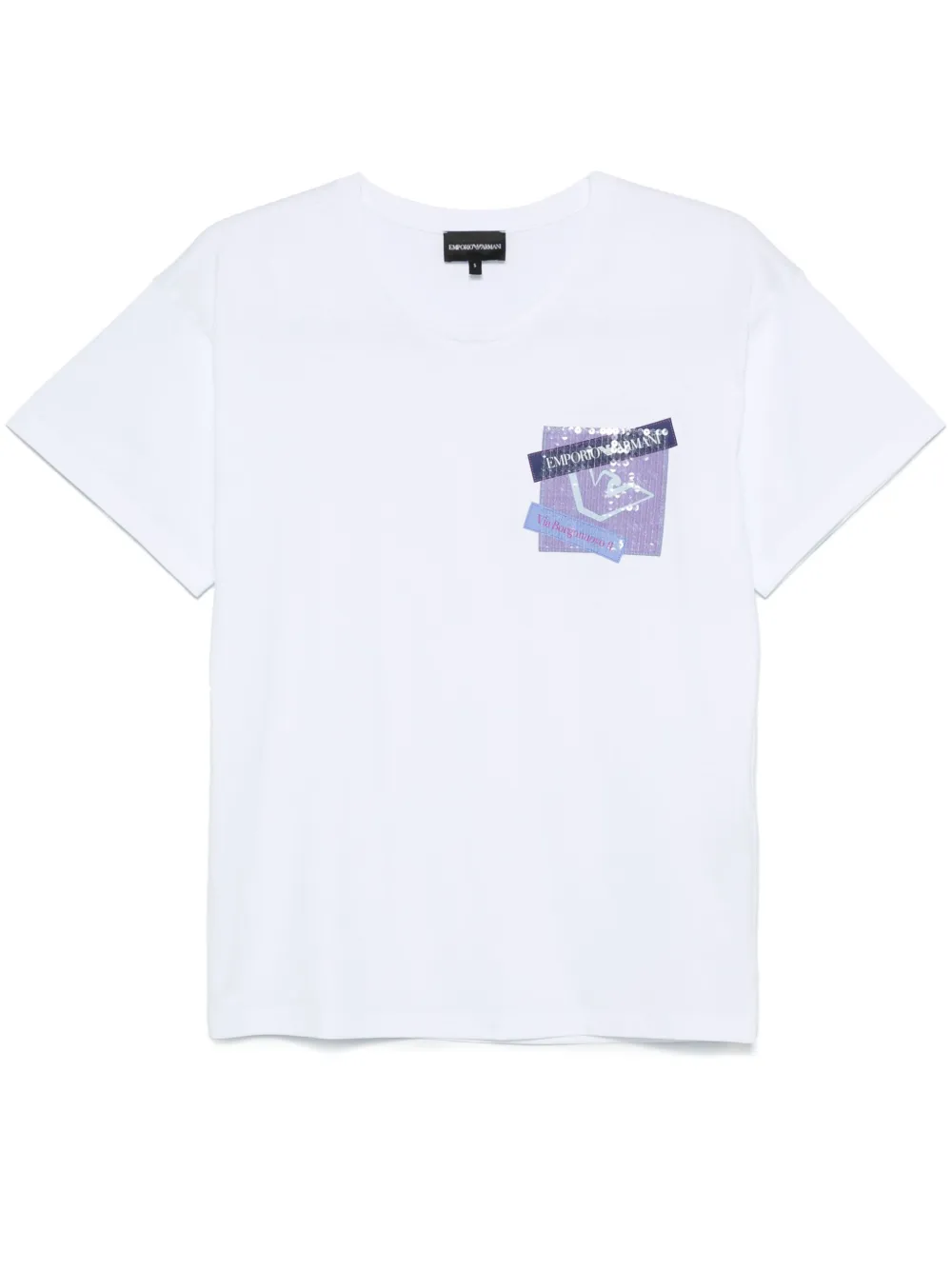 EMPORIO ARMANI LOGO-PRINT T-SHIRT