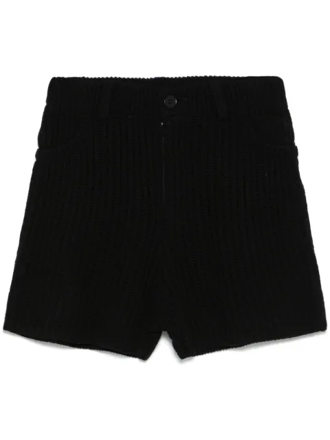 Aya Muse ribbed-knit shorts