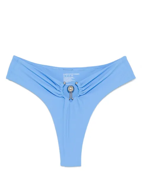 Christopher Esber Ruched Orbit bikini bottoms