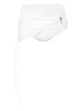 Christopher Esber ruched orbit bikini skirt - White