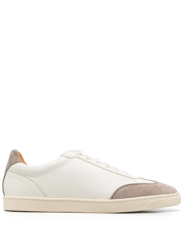 【Brunello Cucinelli】レザースニーカー Brunello Cucinelli レザースニーカー | ニュートラル | FARFETCH JP