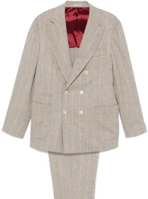 Brunello Cucinelli ダブルスーツ | ブルー | FARFETCH JP