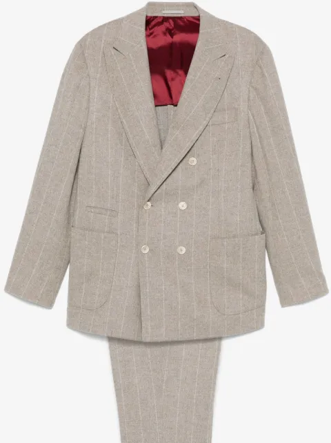 Brunello Cucinelli pinstriped suit 