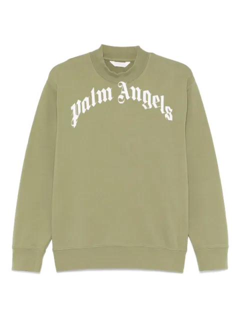 Palm Angels Kids logo-print sweatshirt