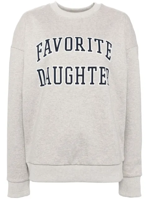 Favorite Daughter logo print sweatshirt