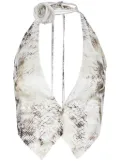 Retrofete Romy vest - White