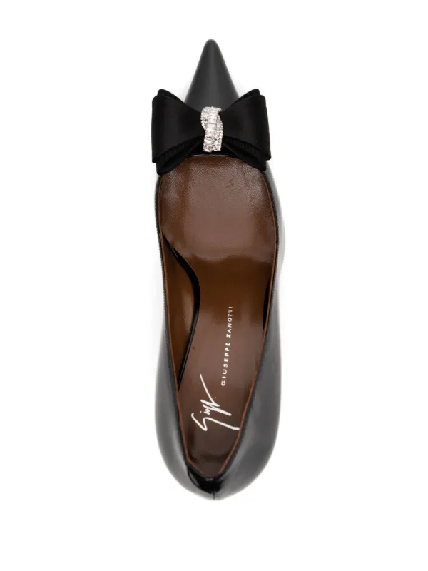 GIUSEPPE ZANOTTI ジュゼッペザノッティ リボン パンプス Giuseppe Zanotti リボンディテール パンプス | ブラック