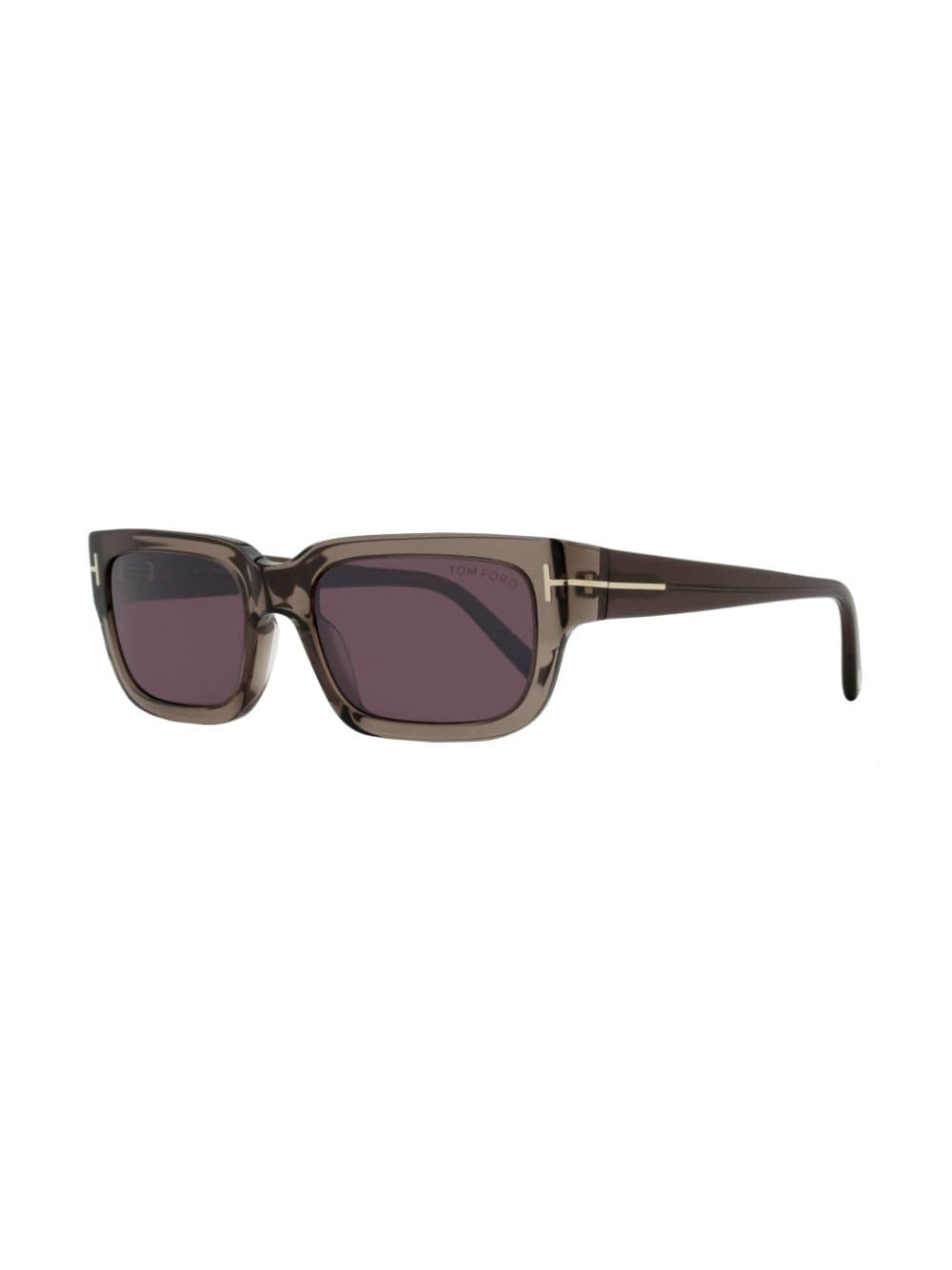 Shop Tom Ford Ezra Sunglasses In Grey