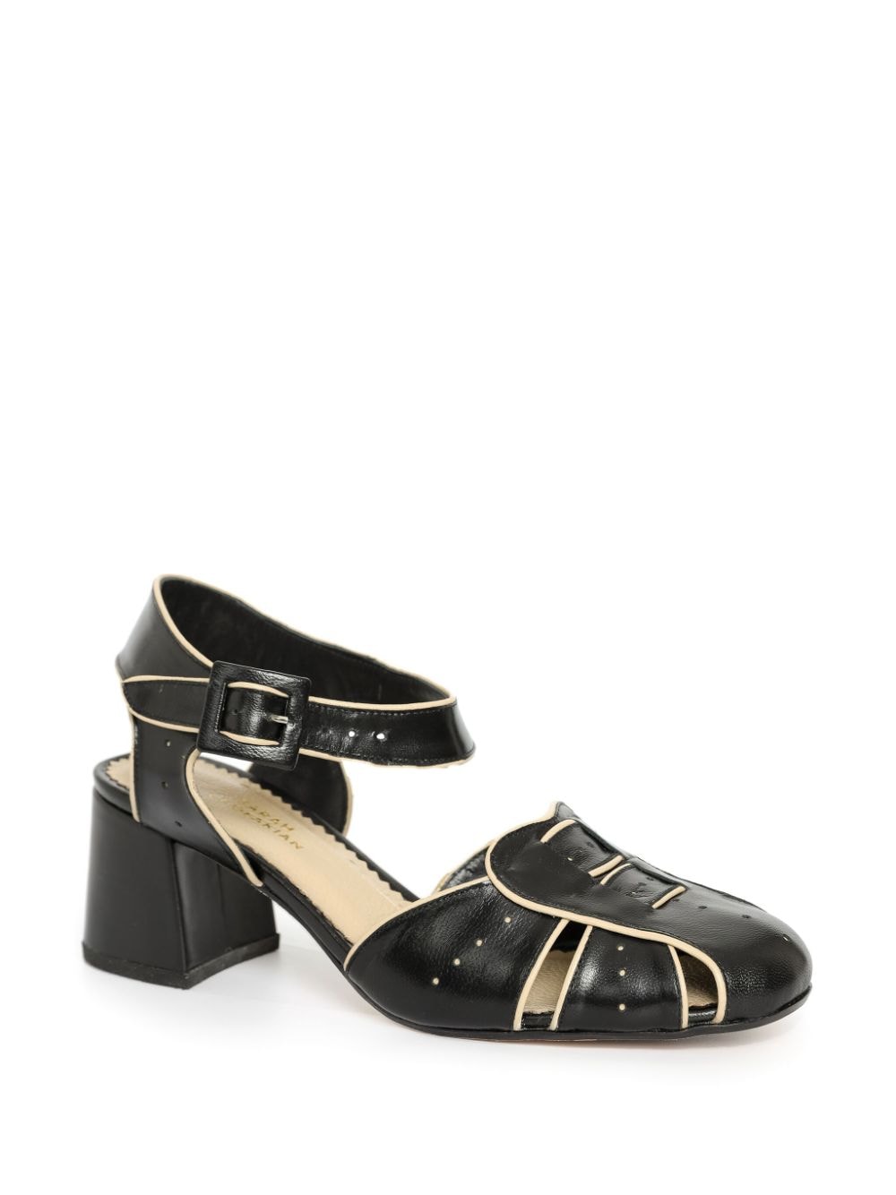 Sarah Chofakian 45mm Kandilli pumps Black