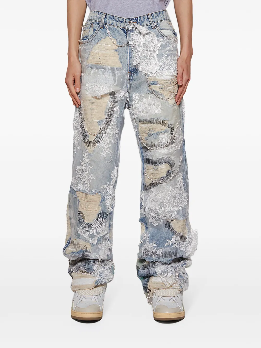 Who Decides War Affinity Jeans Blue FARFETCH