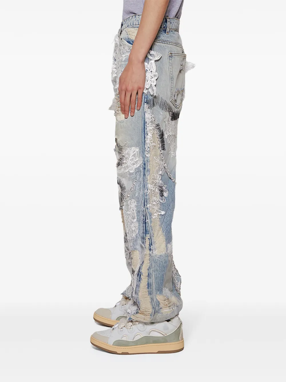 Who Decides War Affinity Jeans Blue FARFETCH