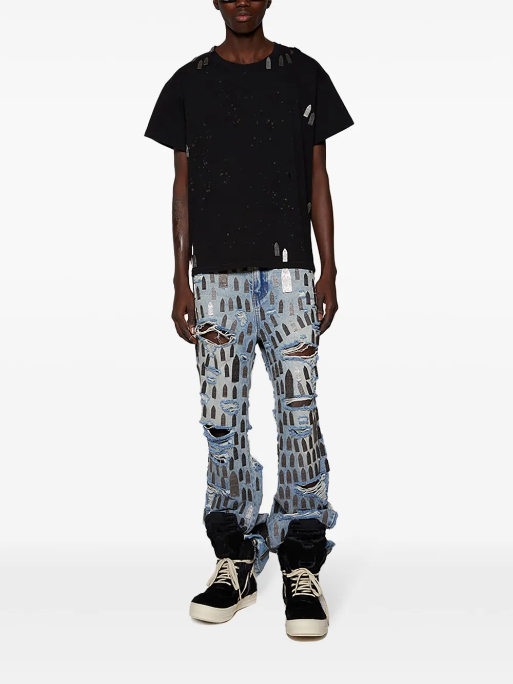 Who Decides War Max Hardware jeans - Blauw