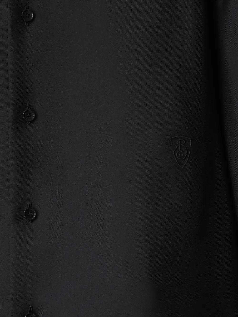 Burberry Silk Shirt In Black