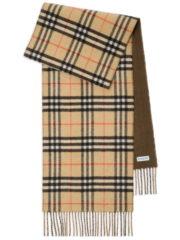 Burberry Vintage Check Scarf Neutrals FARFETCH AZ