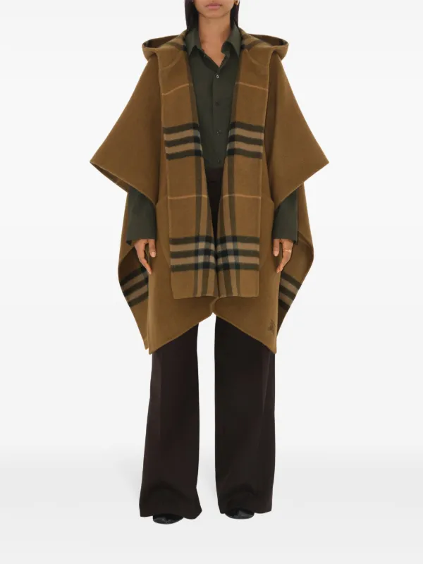 【極美品】BURBERRY LONDON ニット ポンチョ ケープ カシミヤ Burberry のニットポンチョ 極美品】BURBERRY LONDON ニット ポンチョ