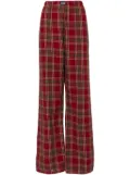 ERL plaid pajama pants - Red