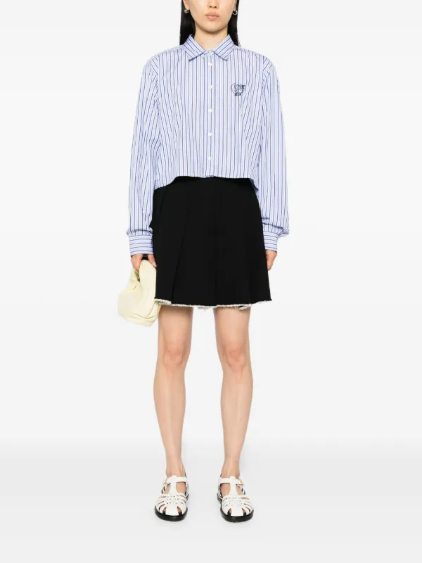 SKY HIGH FARM ストライプ長袖シャツ Sky High Farm ストライプ シャツ | ブルー | FARFETCH JP