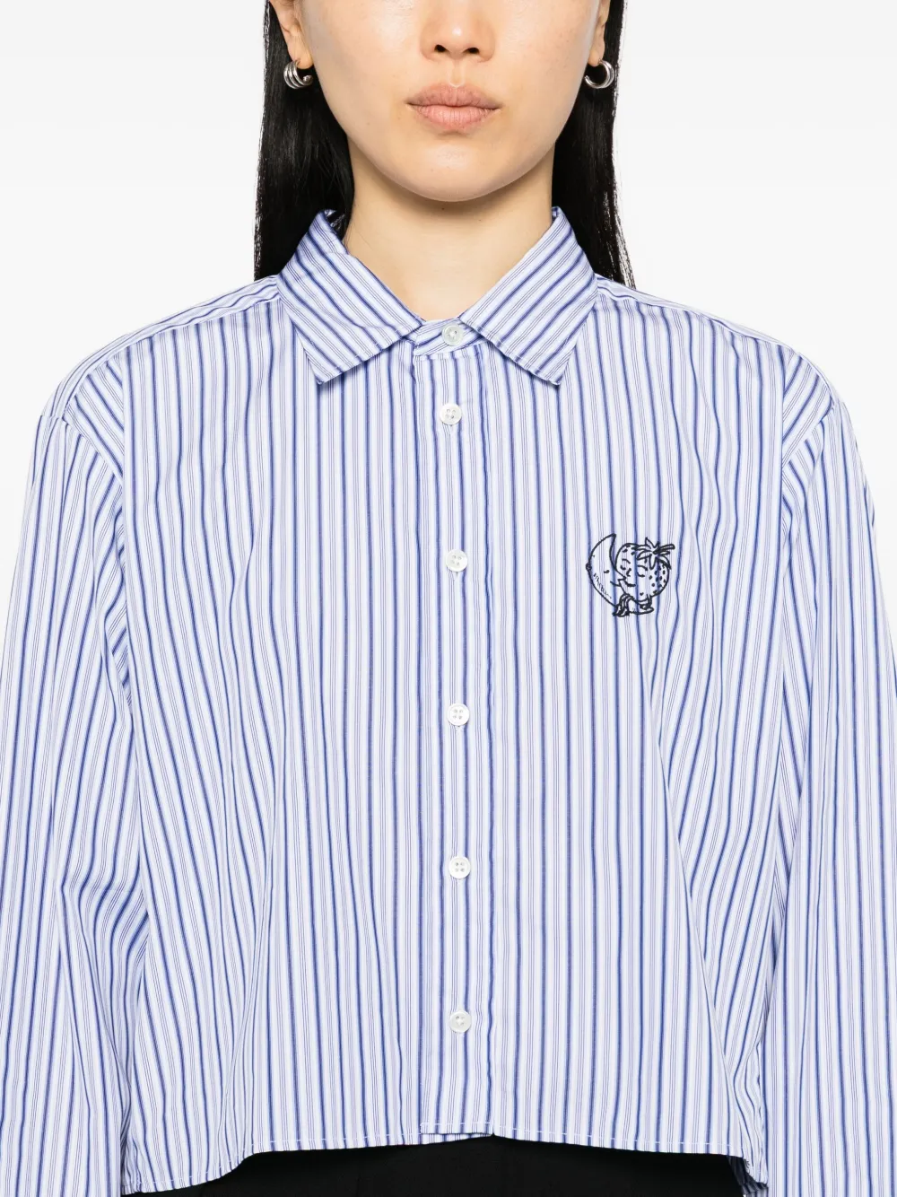 Sky High Farm Gestreept blouse Blauw