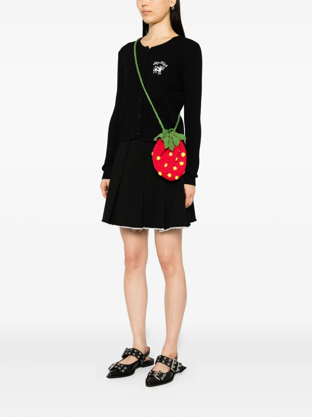 Sky High Farm Strawberry Crossbody Bag In Red