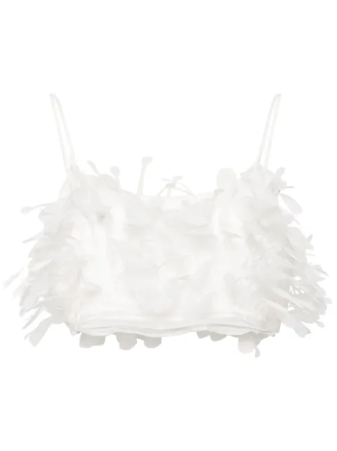 SELEZZA top estilo bralette con flecos