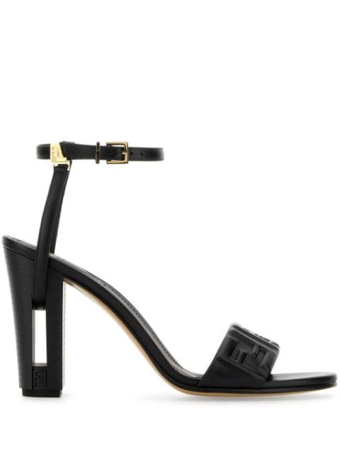 FENDI 95mm Delfina leather sandals