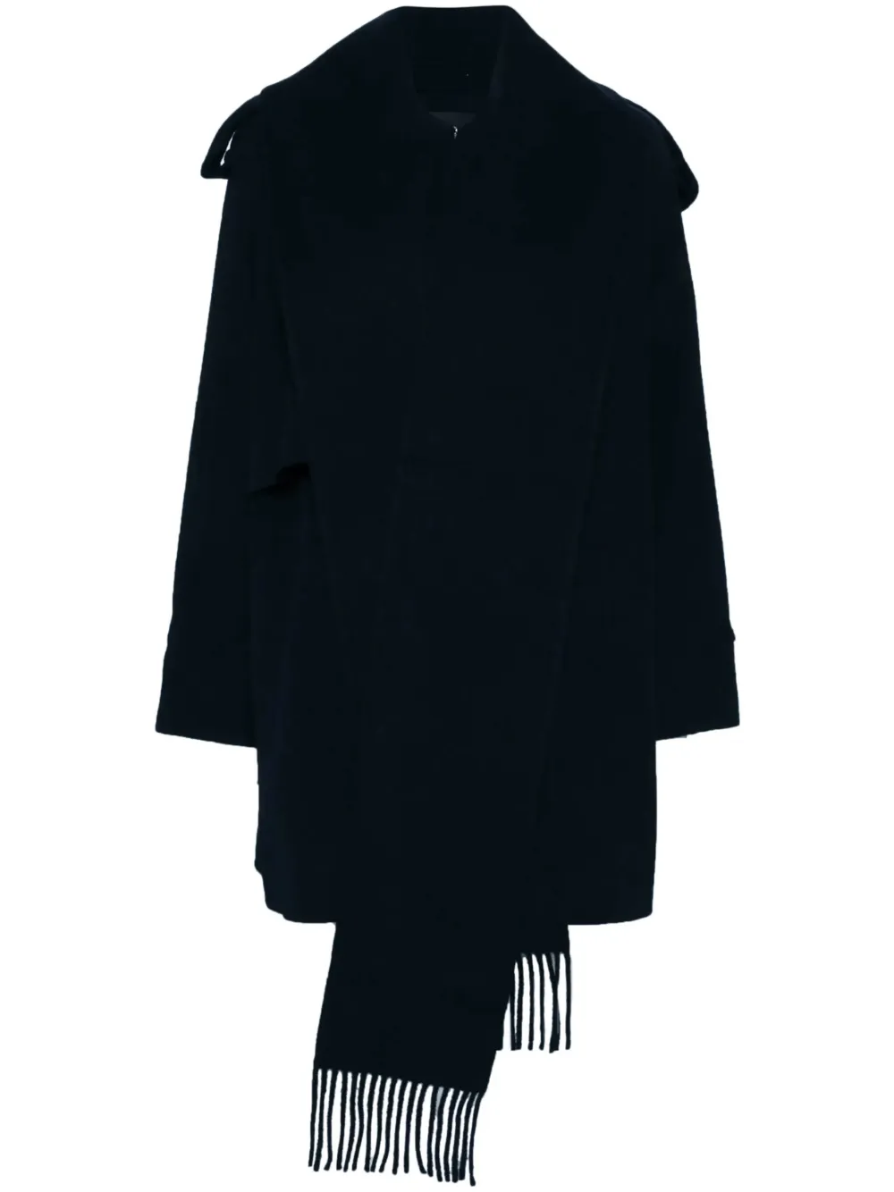 Goen.J Double-faced muffler-collared  jacket | Blue | Image 1