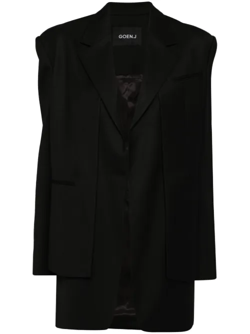 Blazer à design superposé - Goen.J - Modalova