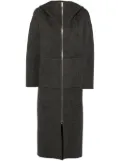 Goen.J zip-up hooded coat - Grey