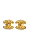 CHANEL Pre-Owned 1990-2000 gold-plated CC earrings