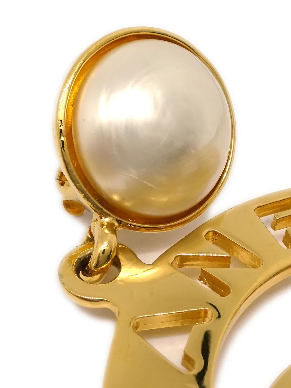 Pre-owned Chanel 1990-2000 Gold-plated Hoop Earrings