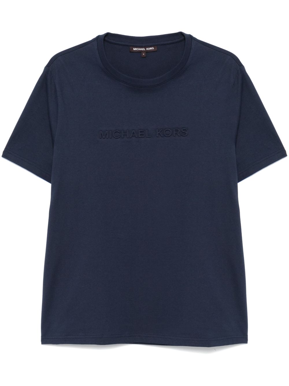 Michael Kors T-shirt met logo-reliëf Blauw