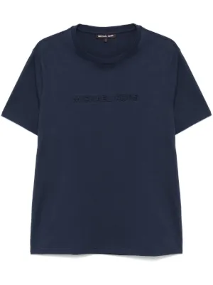 Michael Kors Camiseta Com Faixa De Logo | Azul | FARFETCH BR