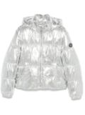 Michael Michael Kors metallic puffer jacket - Silver