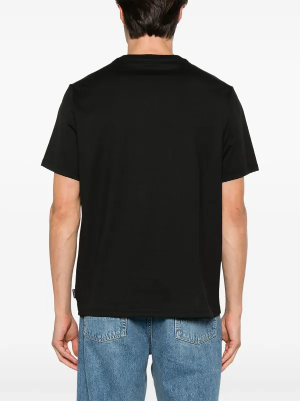 【送料&関税込】Michael Kors Logo Embossed T-shirt Michael Kors logo-embossed T-shirt | Black | FARFETCH