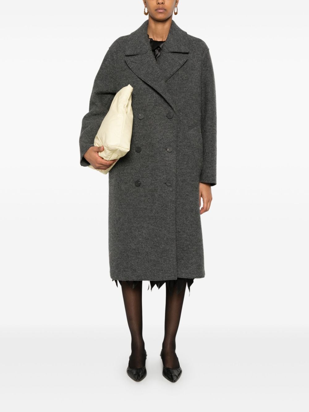 boiled wool coat