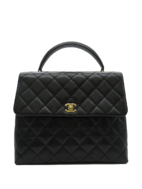 HOT SALE CHANEL 2002-2003 CC turn-lock handbag Women