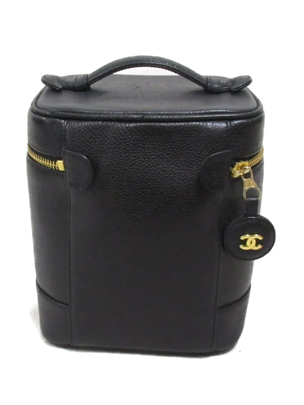 CHANEL Pre-Owned 2010s Vertical Vanity tote handbag - Zwart