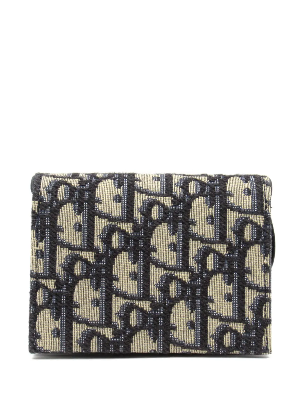 Christian Dior Pre Owned Cartera Saddle 2010 Azul FARFETCH MX
