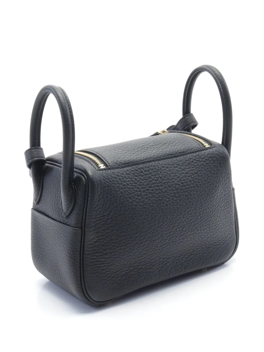 Hermès Pre-Owned 2024 mini Lindy two-way handbag - Zwart