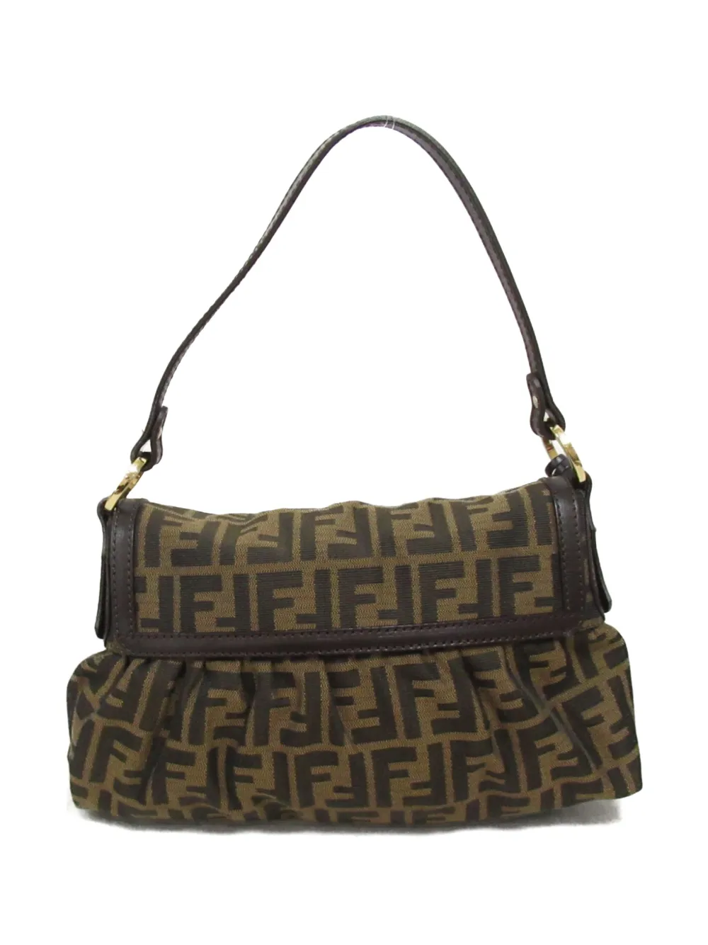 Fendi Pre-Owned Zucca schoudertas - Bruin