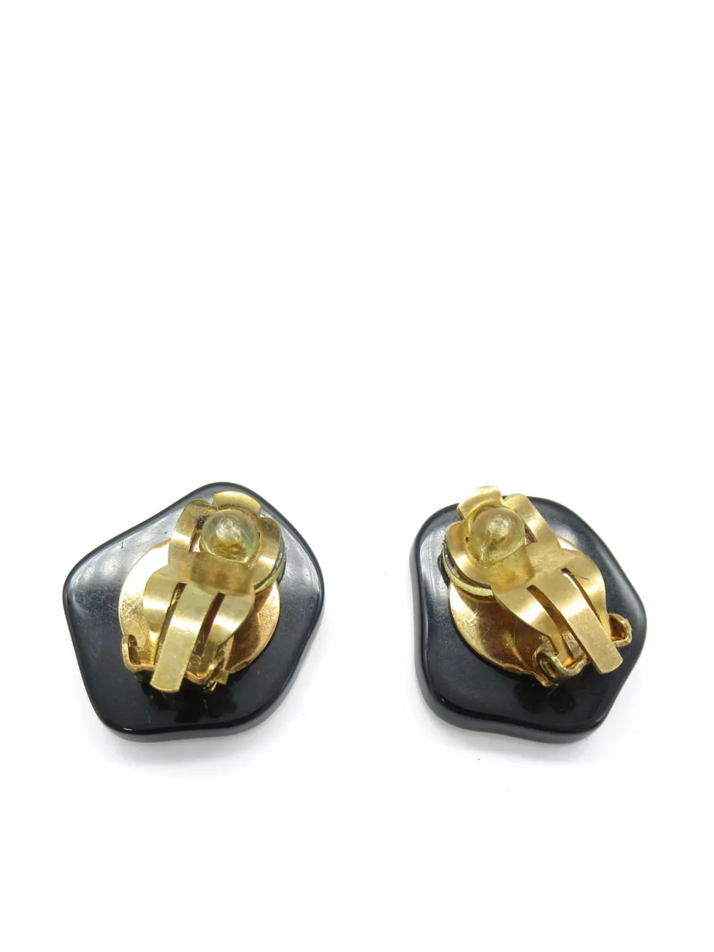 CHANEL Pre-Owned 1986-1988 Camellia earrings - Wit